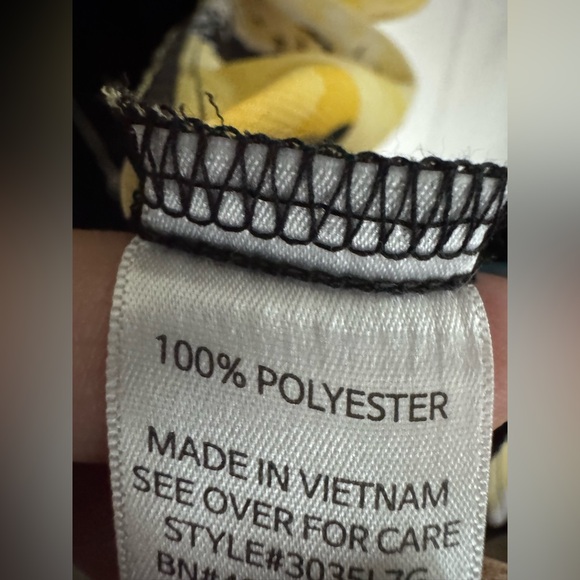 Alyx size 18w nwt Black Dress with floral kimono overlay - Picture 8 of 8